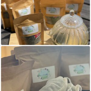 ハーブ入浴剤(2個)&ハーブティー(9パック) セット